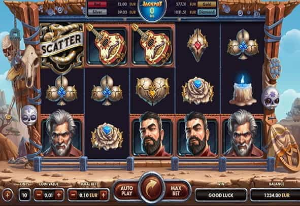 The Golden Skulls slot game from Netgame.