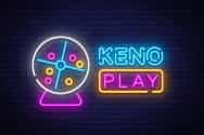 A neon keno sign.