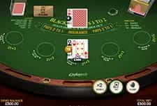 Premium Blackjack in-game view