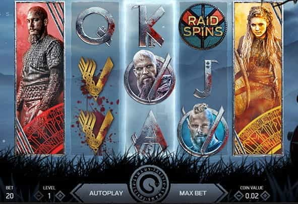 Vikings slot online rows and reels.