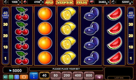 Juca?i la slotul 40 Super Hot, la NetBet Casino.