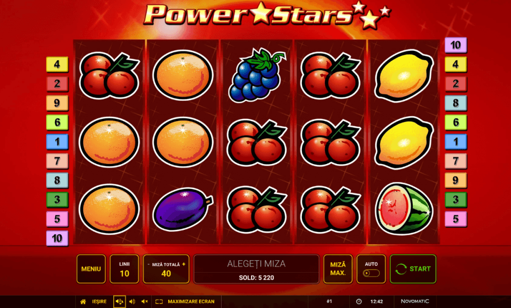 Power Stars Novomatic Slot