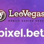 The LeoVegas and Pixel.bet logos