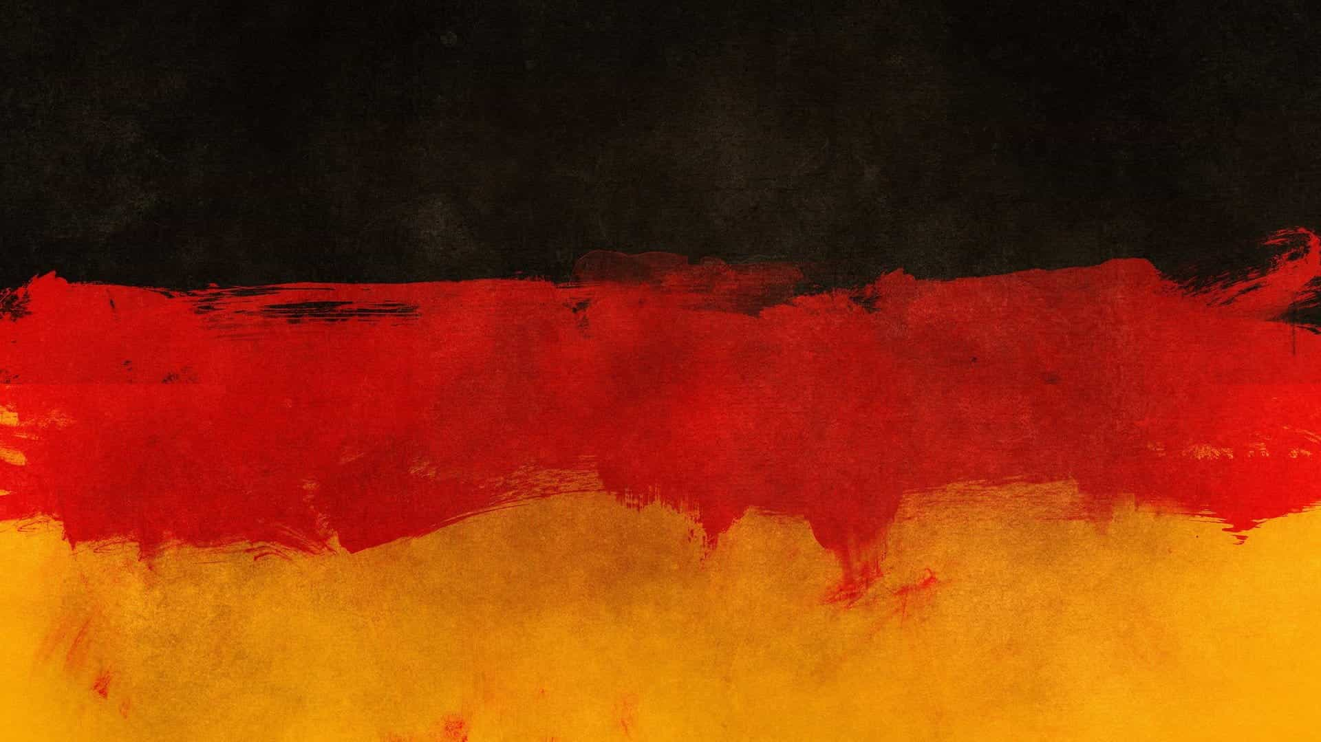 The German flag.