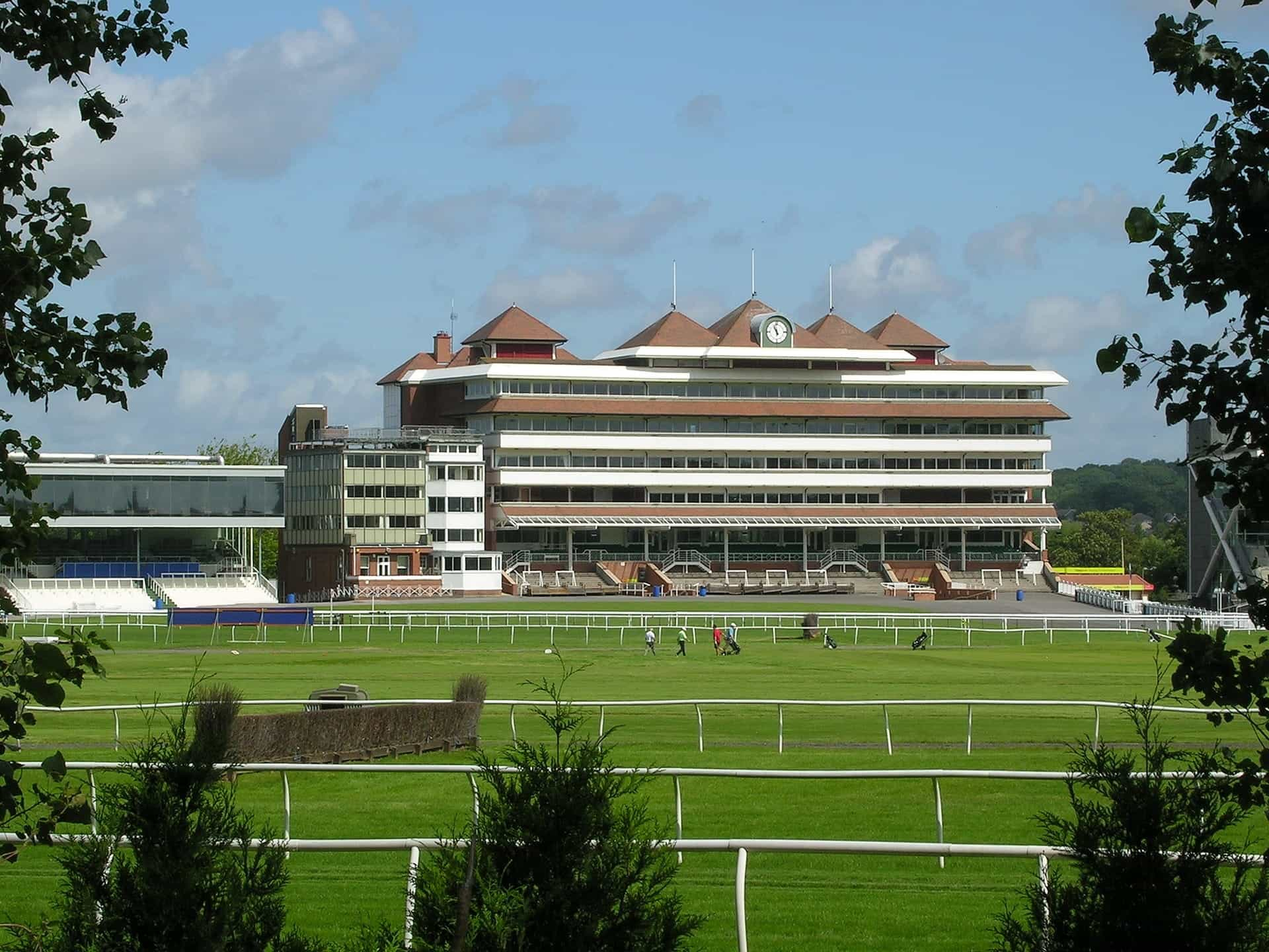 Newbury Racecourse Grandstand.