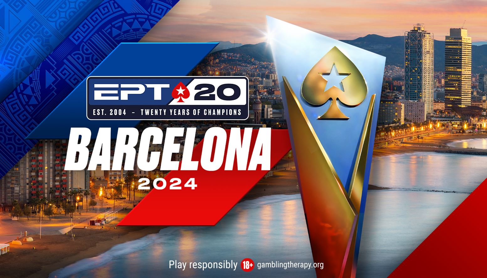 PokerStars EPT Barcelona 2024 promotional artwork.