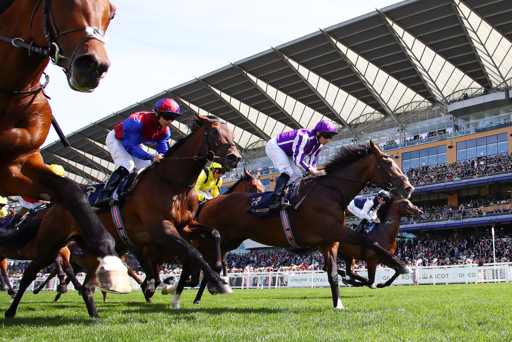 Ryan Moore and Illinois racing at Royal Ascot where the pair won the Queen's Vase.